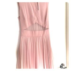 ASOS size 6 ballet pink chiffon dress